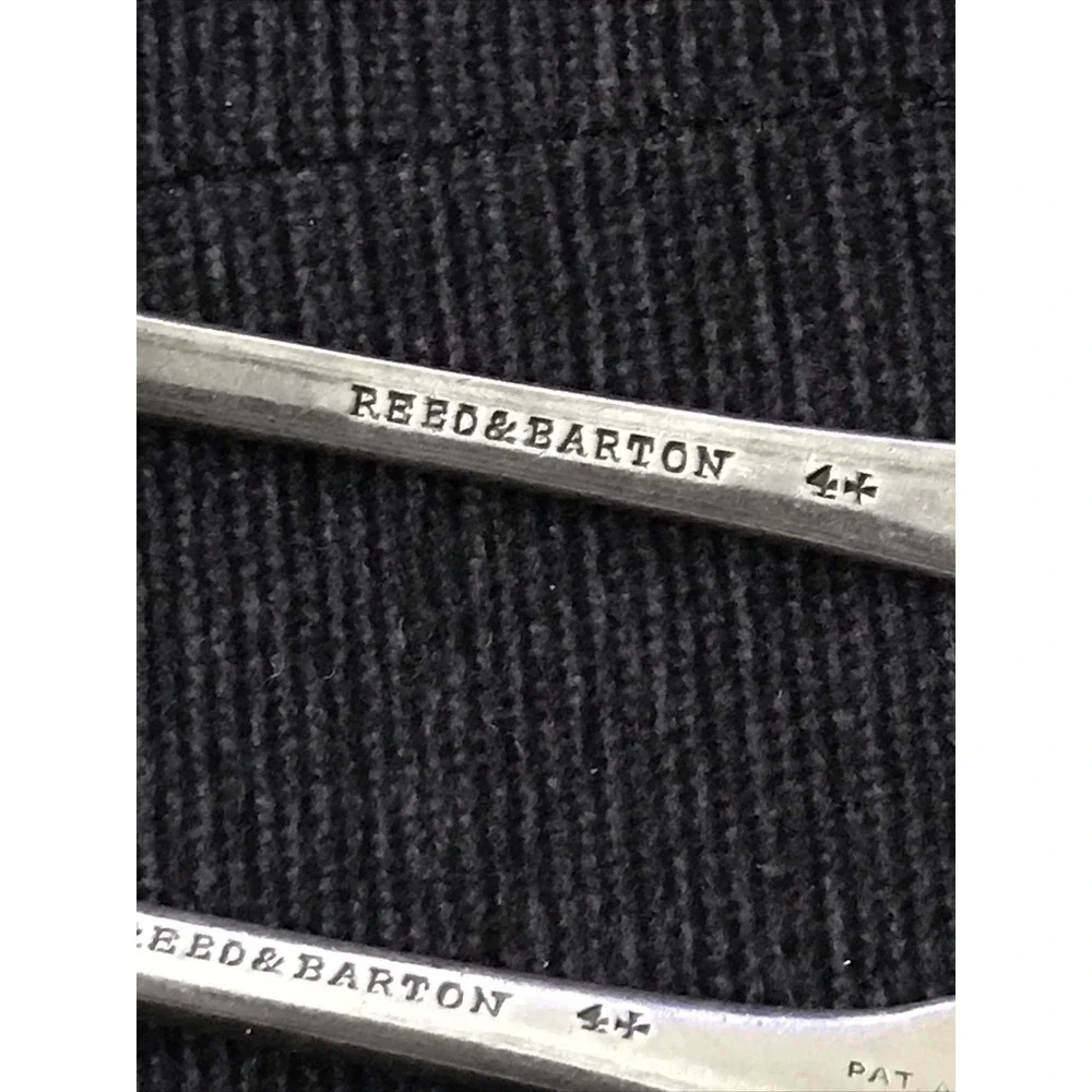 Reed & Barton Parisian‎ Flatware Silver Plate Pat 1887 Engraved Fork Set 3